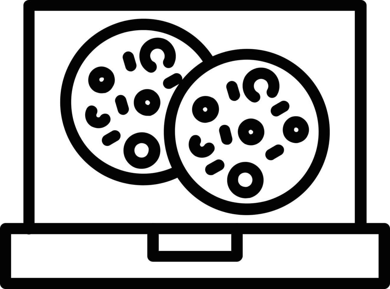 Cookies Vector Line Icon