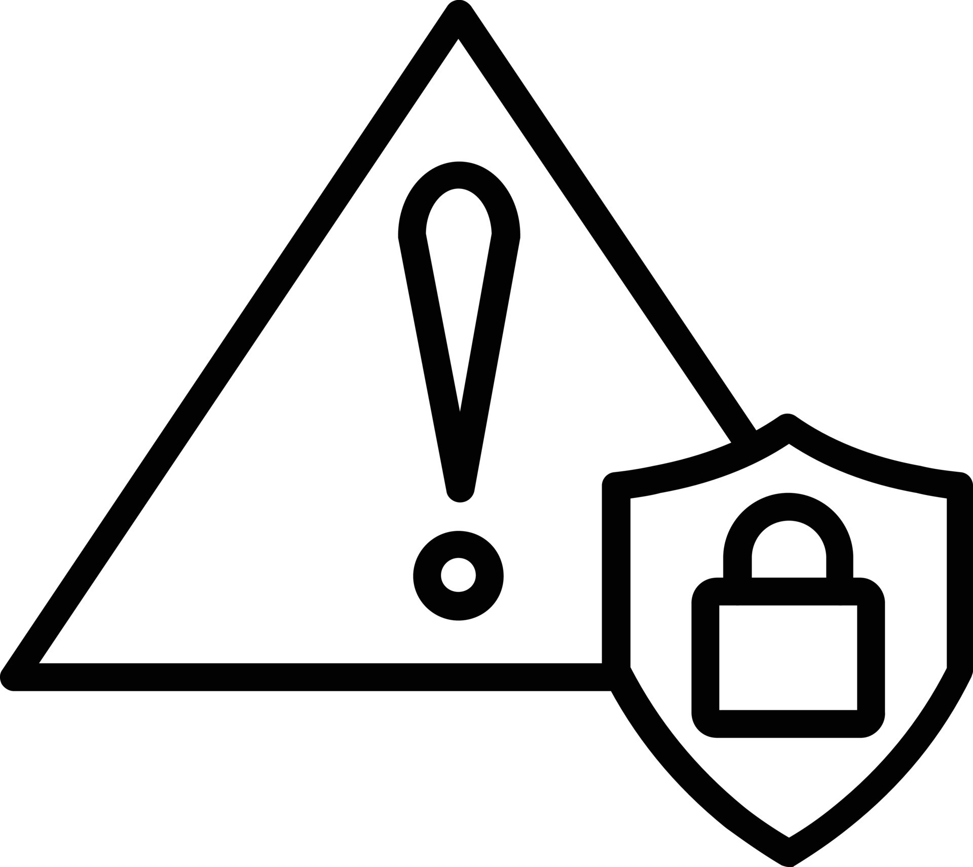 Alert Vector Line Icon 9293798 Vector Art at Vecteezy