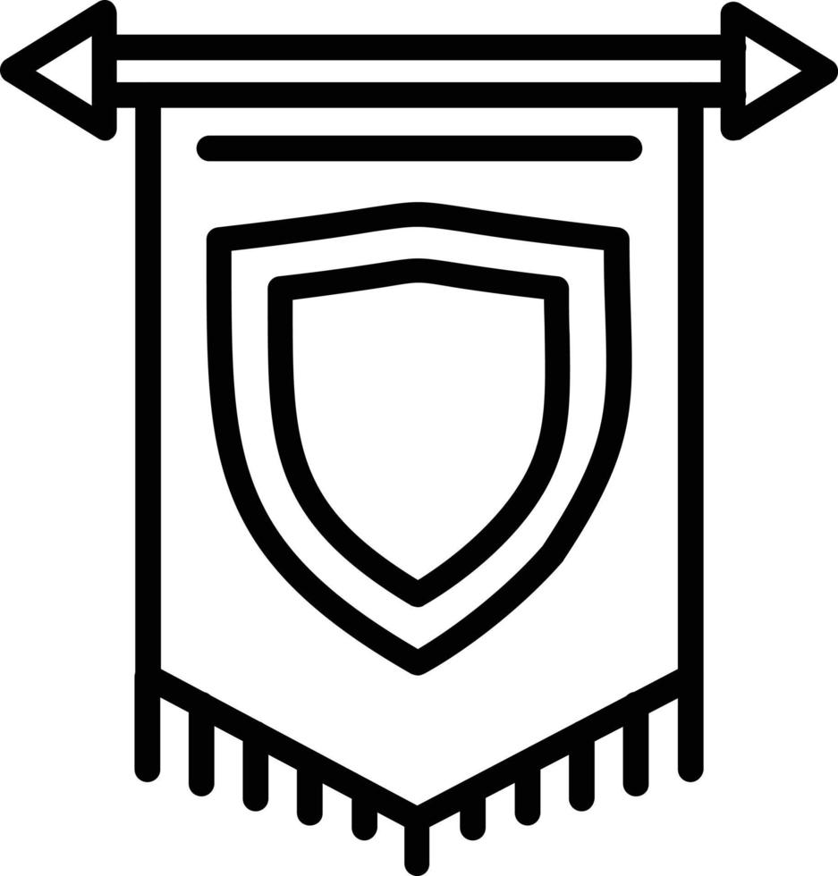 Blazon Vector Line Icon