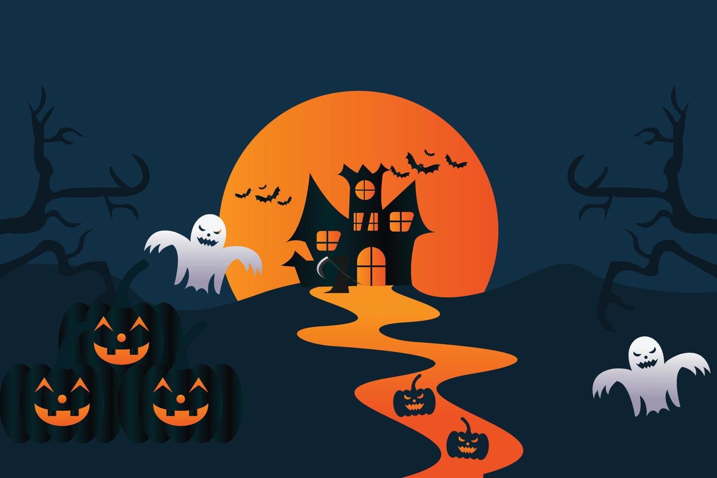 fondo de vector de halloween