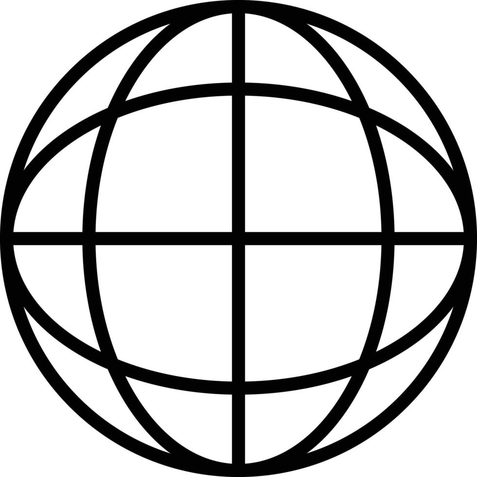 Global Vector Line Icon