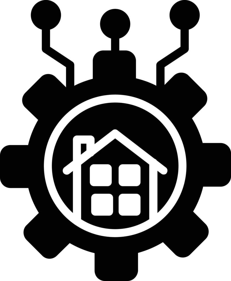 Smart Home Vector Glyph Icon