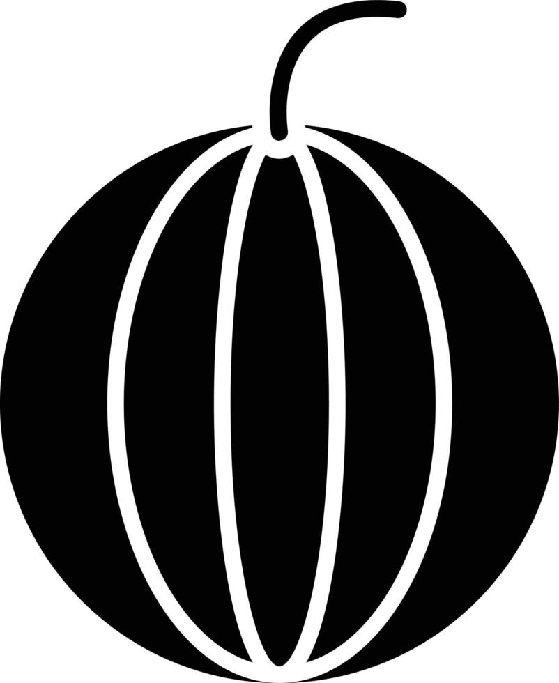 Watermelon Glyph Icon vector