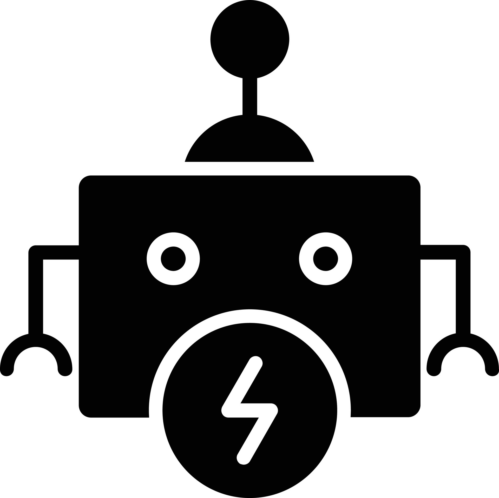 Robot Glyph Icon 9293986 Vector Art at Vecteezy