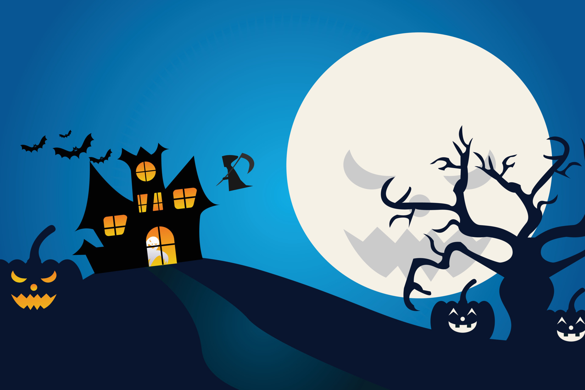 Halloween Vector Background 9294156 Vector Art at Vecteezy