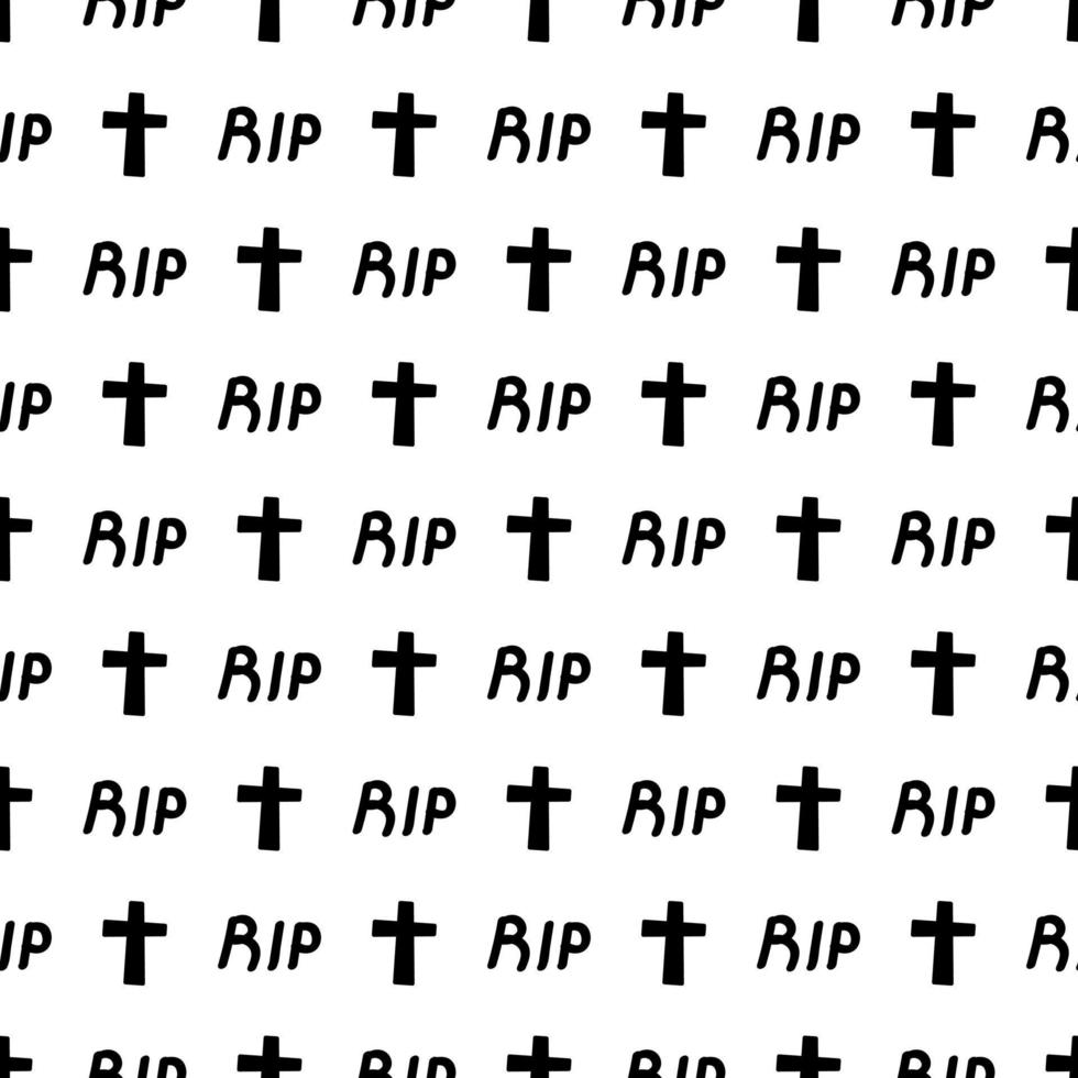 crosses and rip seamless pattern vector