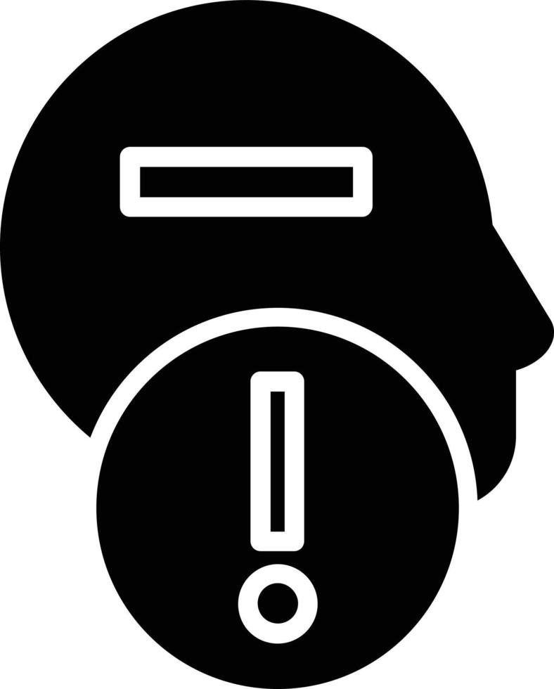 Human Glyph Icon vector