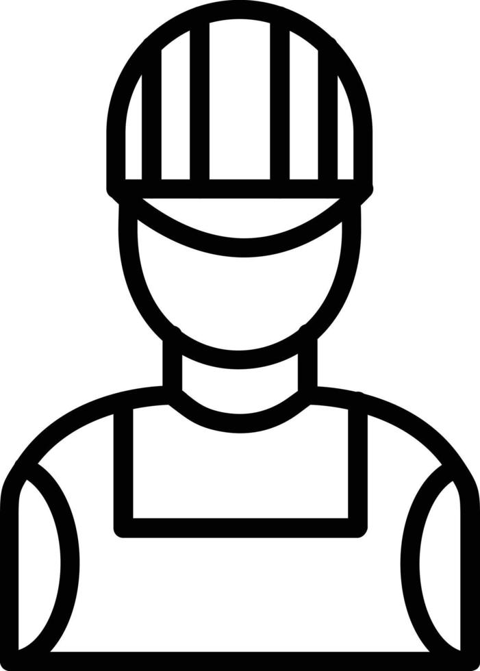 Builder Vector Line Icon