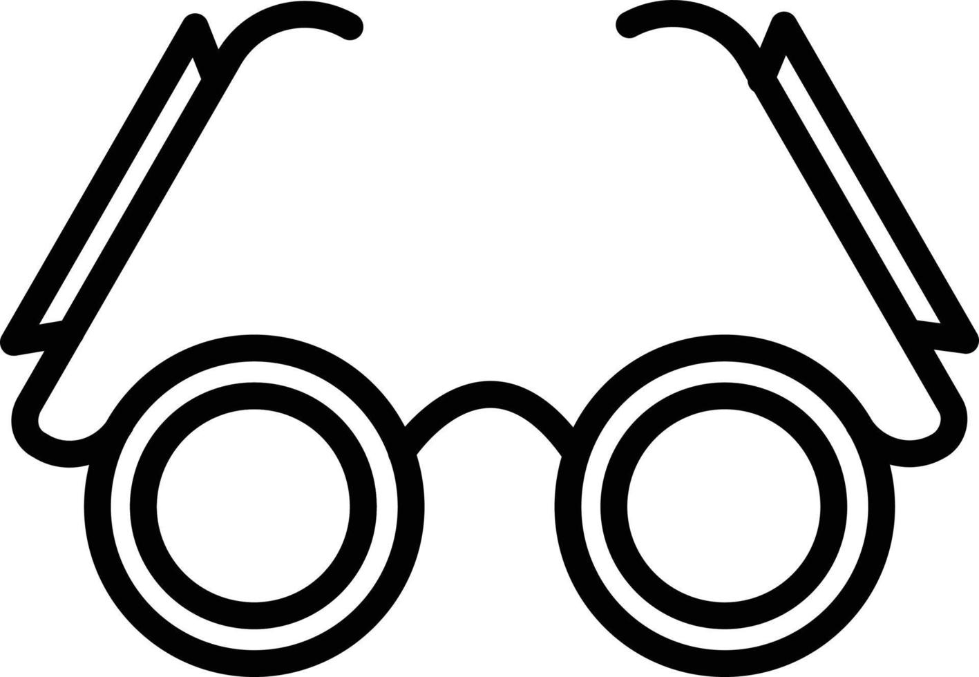 Glasses Vector Line Icon
