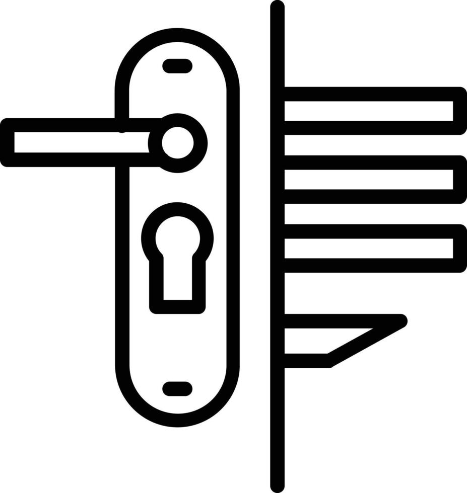 Locksmith Vector Line Icon