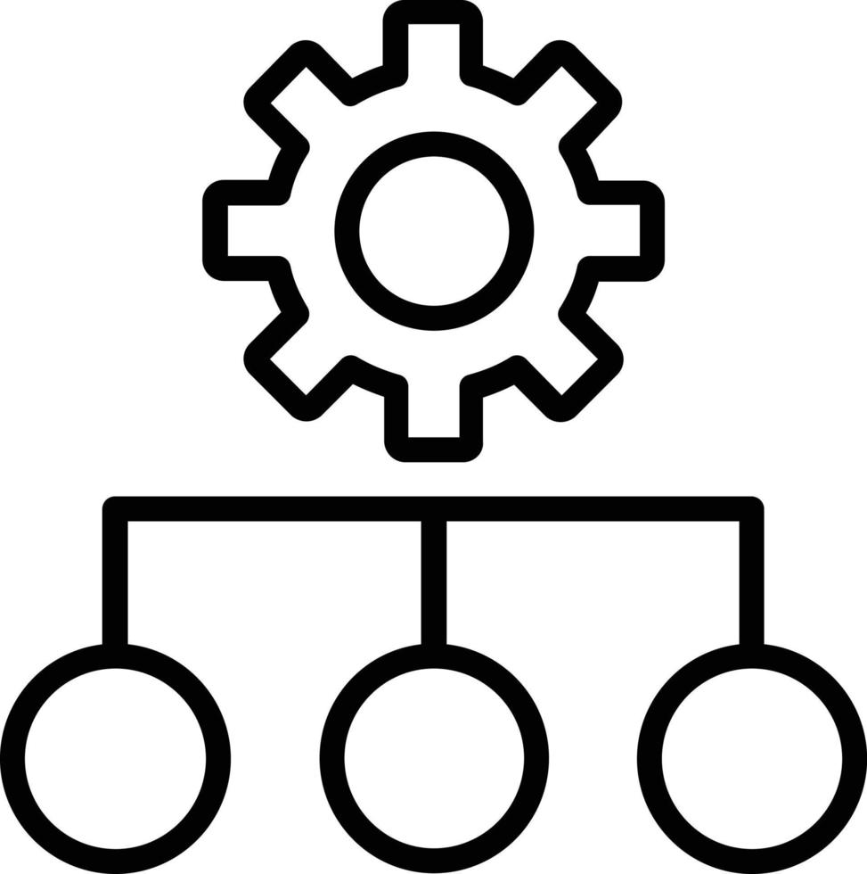 Scheme Vector Line Icon