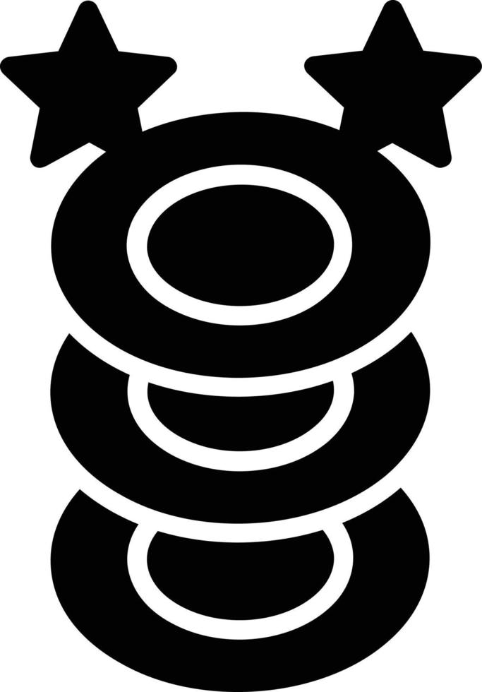 Plates  Glyph Icon vector