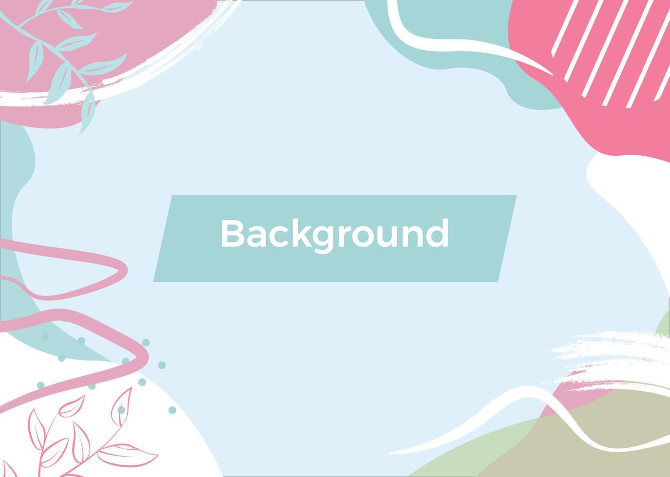 Flat Background with pastel colour Green , good for Power Point, greeting card etc. vector