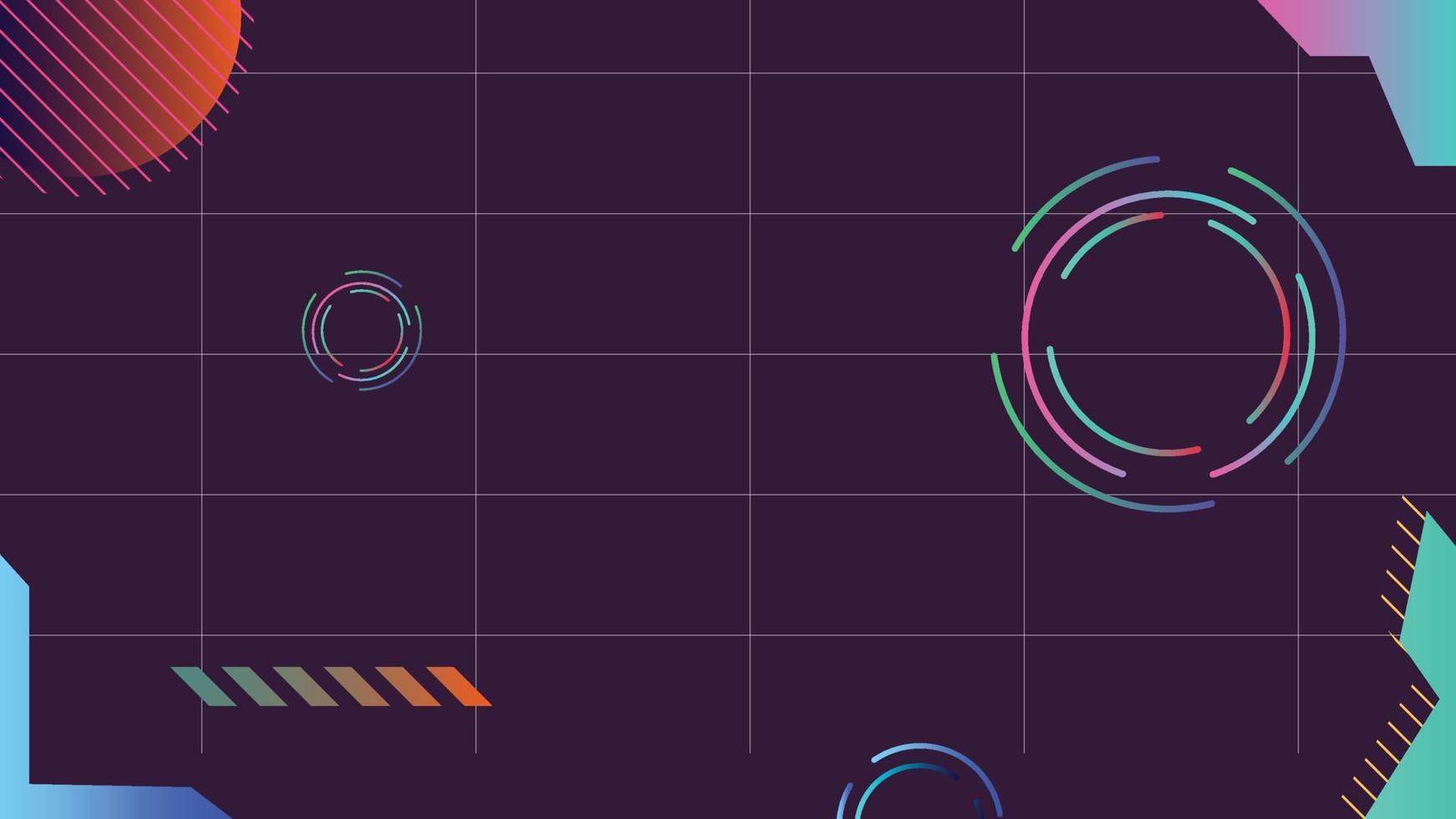 Neon Colour Geometric Abstract Background vector