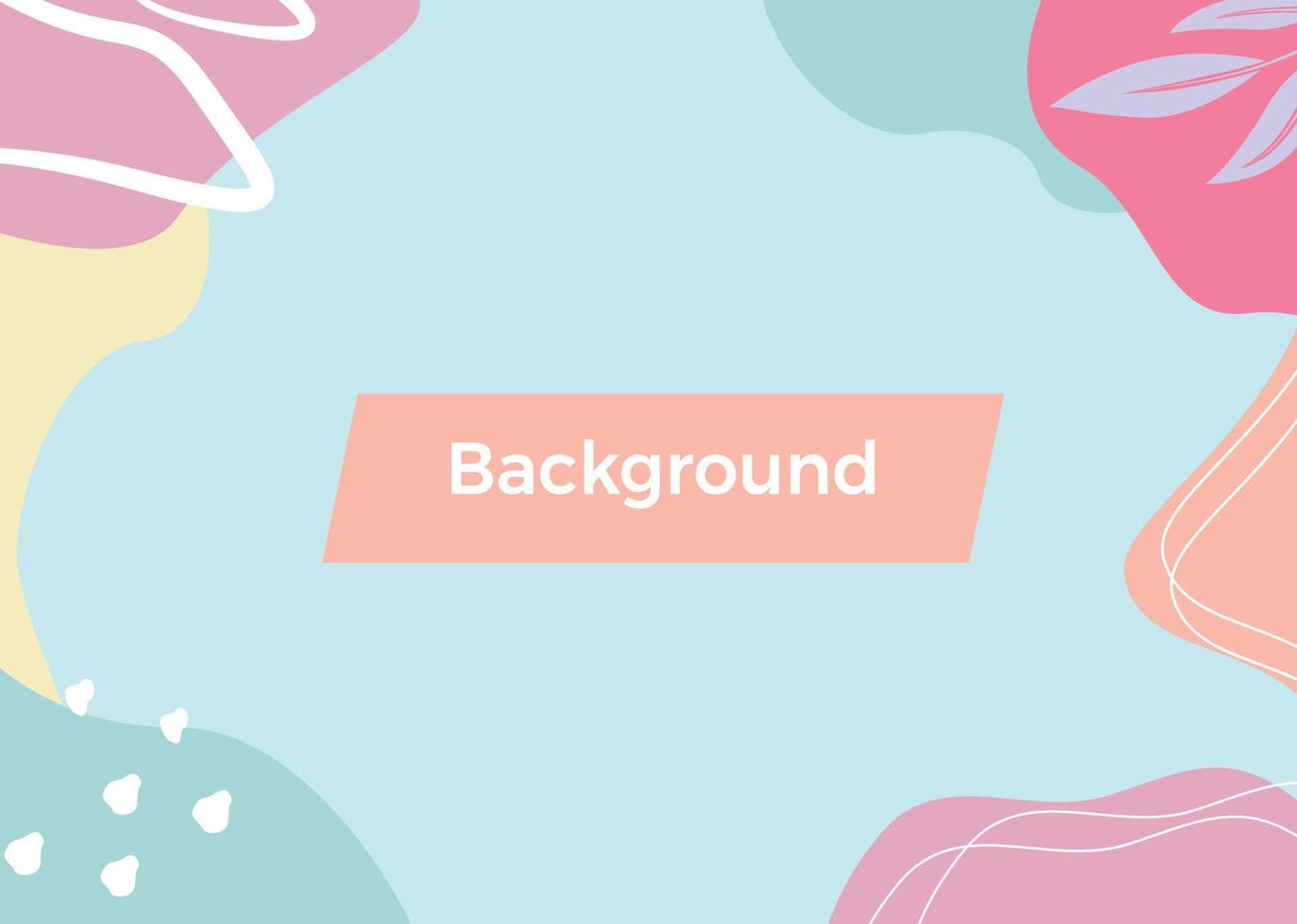 Flat Background with pastel colour blue, good for Power Point, greeting card etc. vector