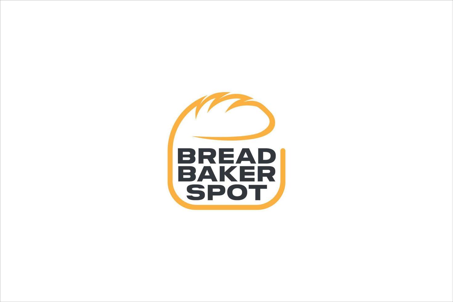 Bakery Bread Food Store Vector Logo Concept Design