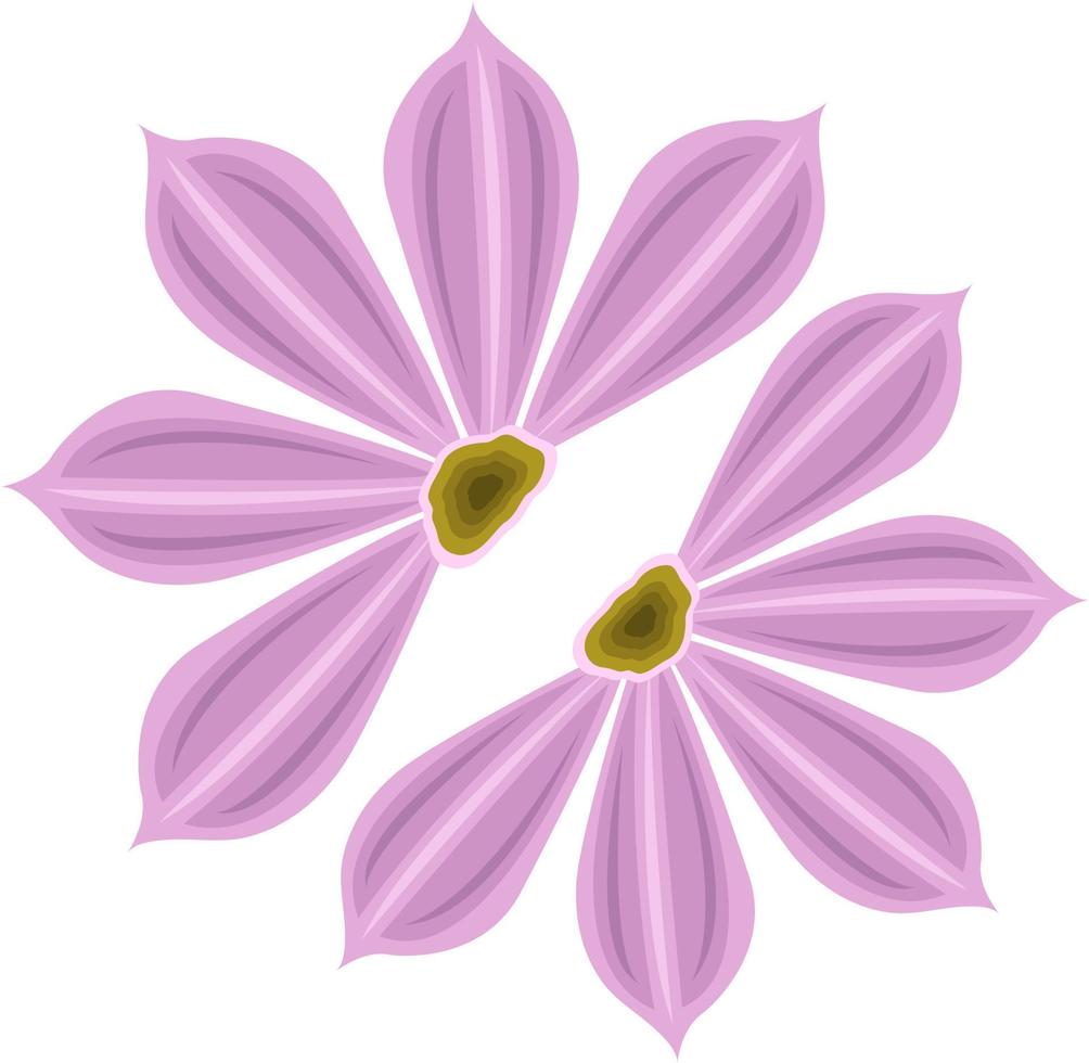 Fairy fan flower vector illustration for graphic design and decorative element