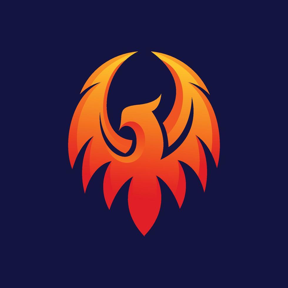 vector de logotipo de fénix