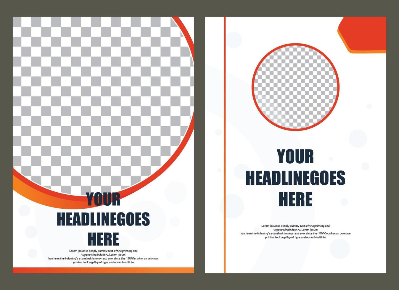 your headlinegoes here, flayer banner template vector