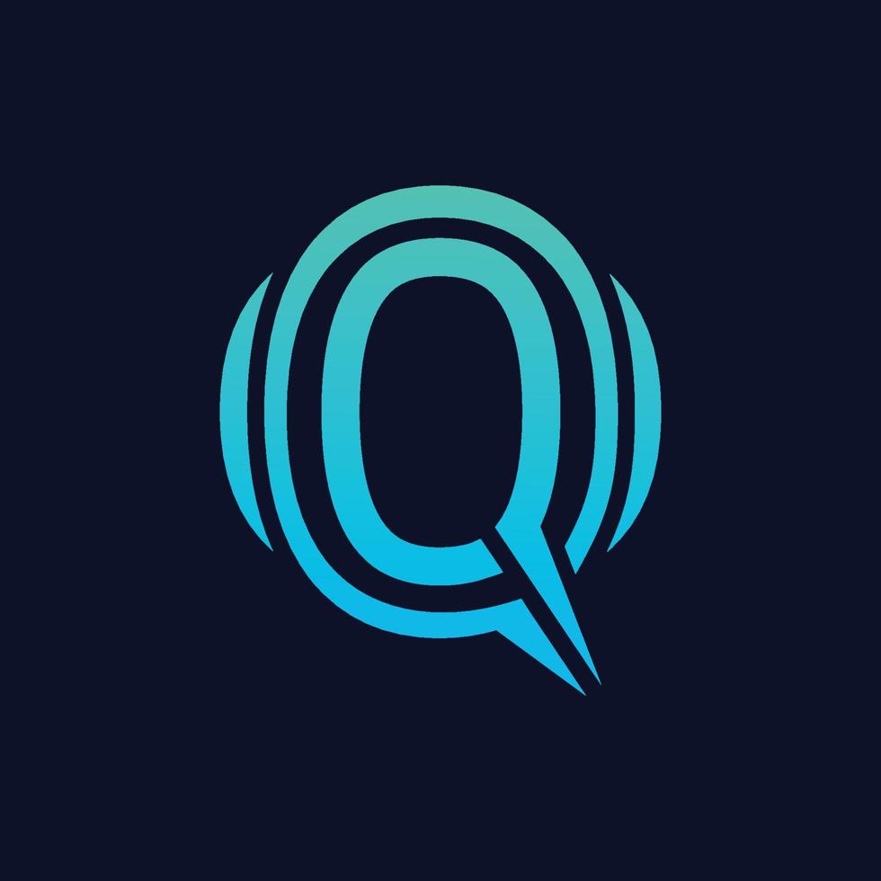 letter q logo vector