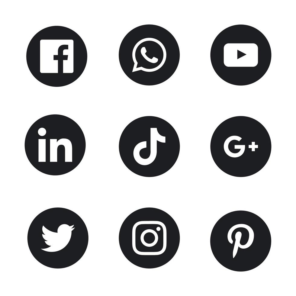 Social Media Icons Vector Art, Icons, and Graphics