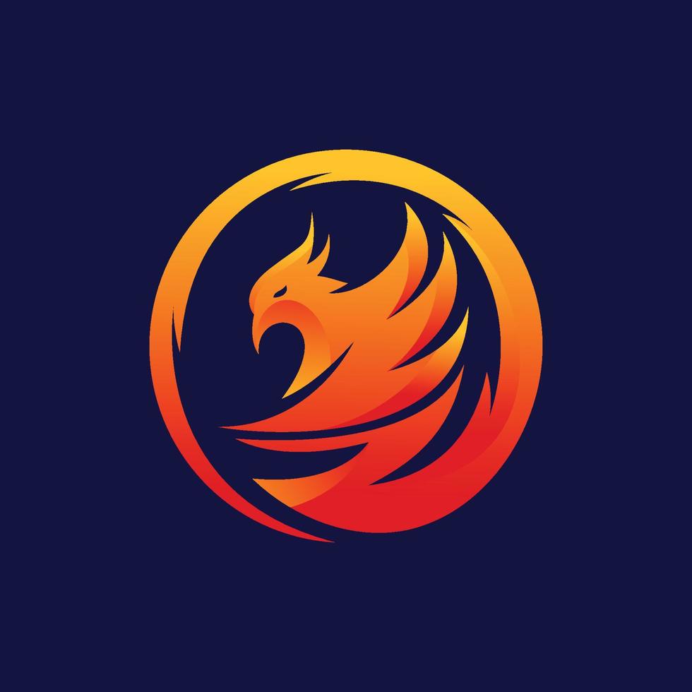 vector de logotipo de fénix