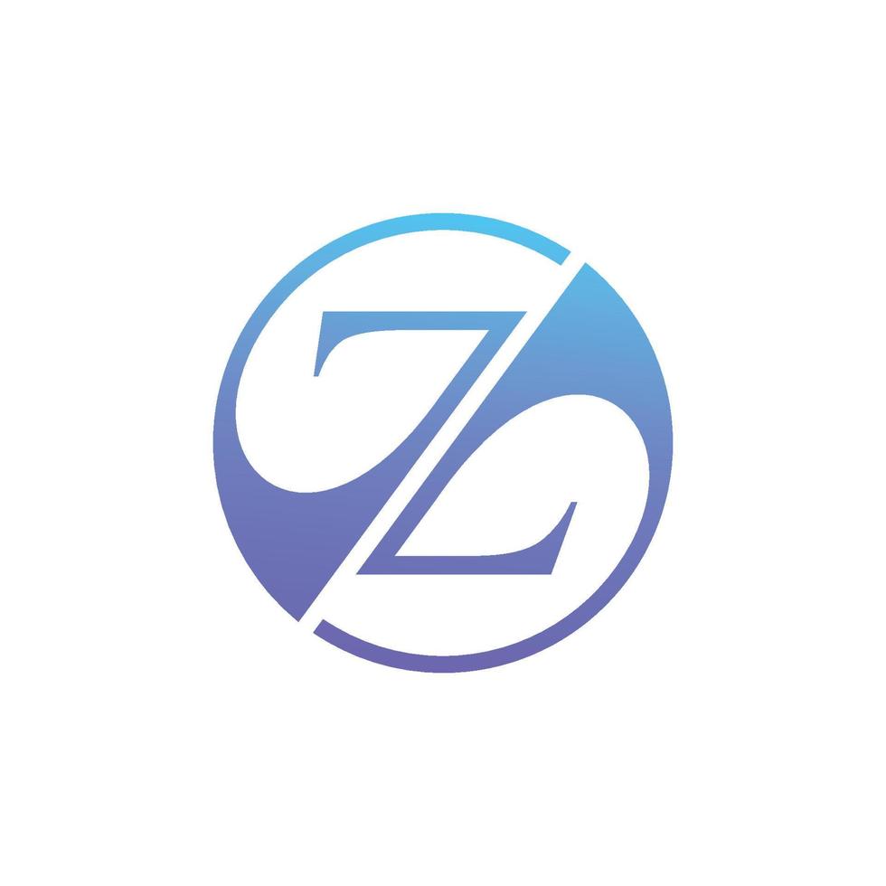 vector de logotipo de letra z