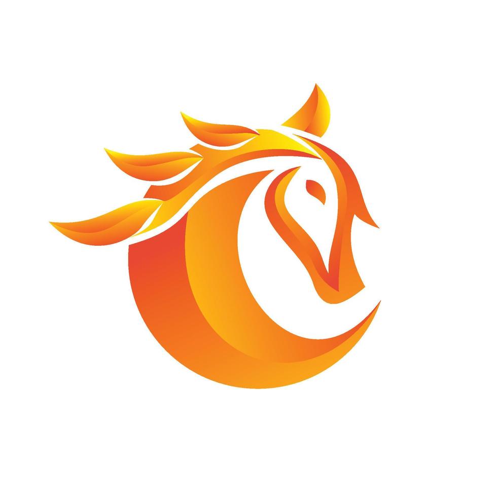 horse logo vector