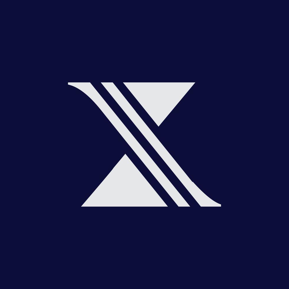 vector logo letra x