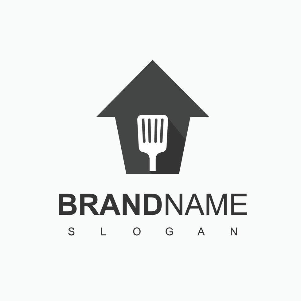 plantilla de diseño de logotipo de restaurante, ilustración de icono de cocina vector