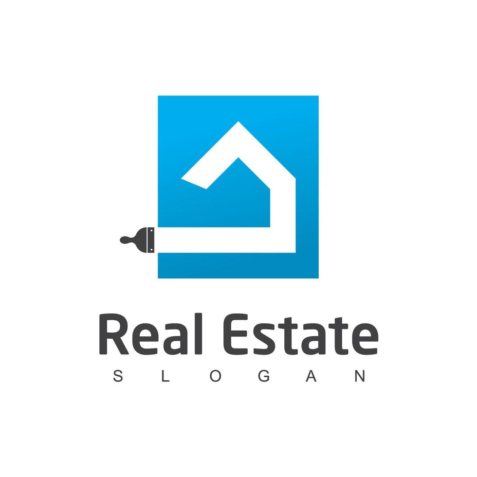 Real Estate Logo Design Template vector