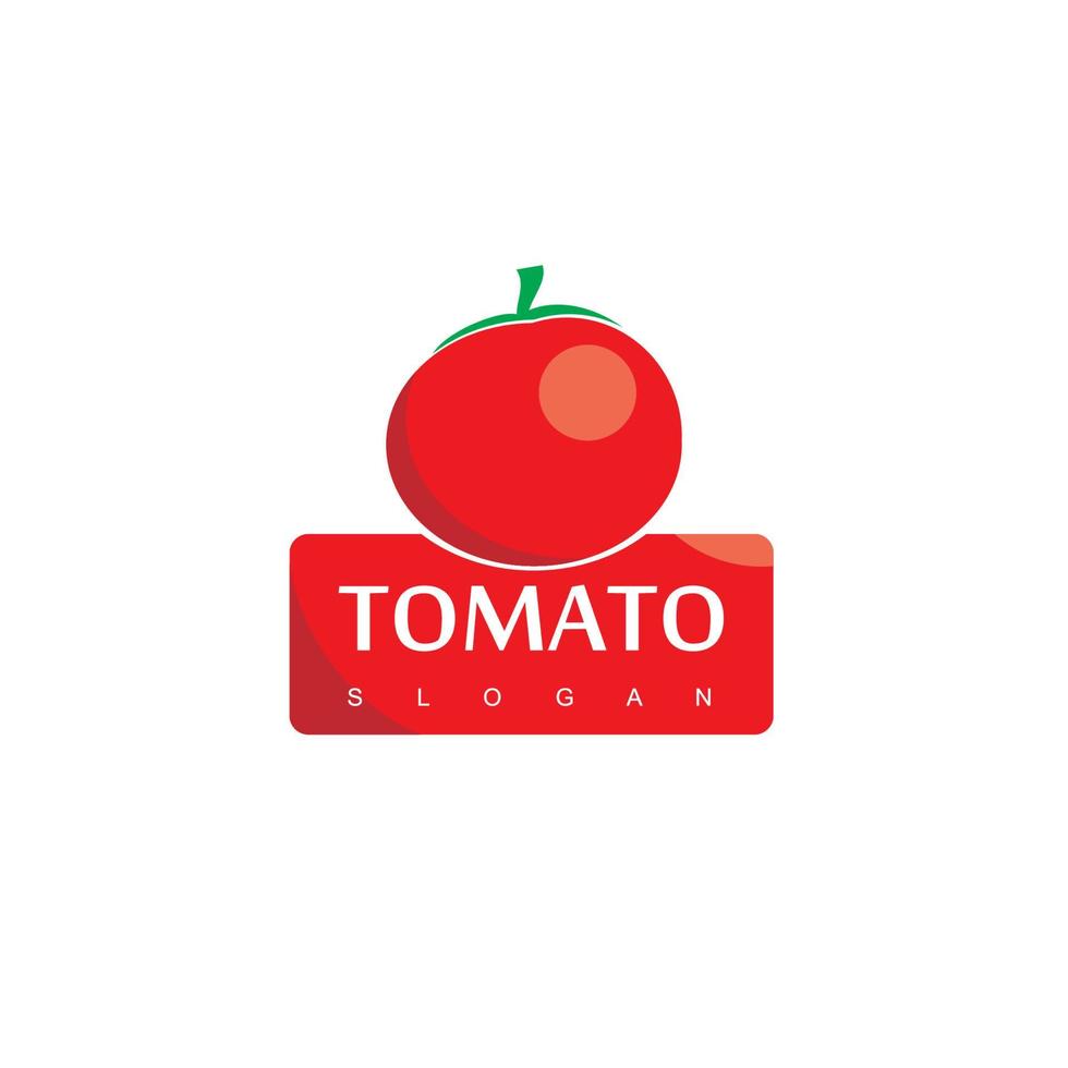 logotipo de tomate, símbolo de salsa vector