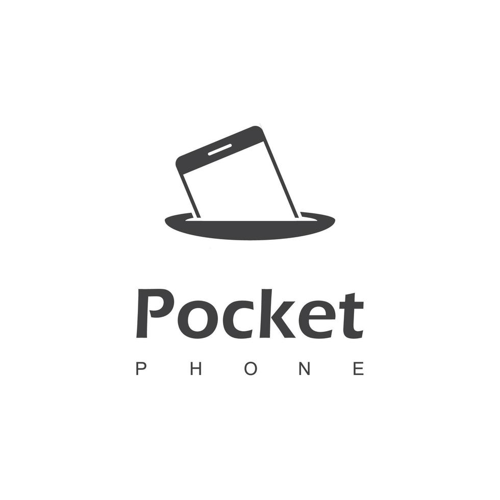 Pocket Gadget, Mobile phone Logo Design Template vector