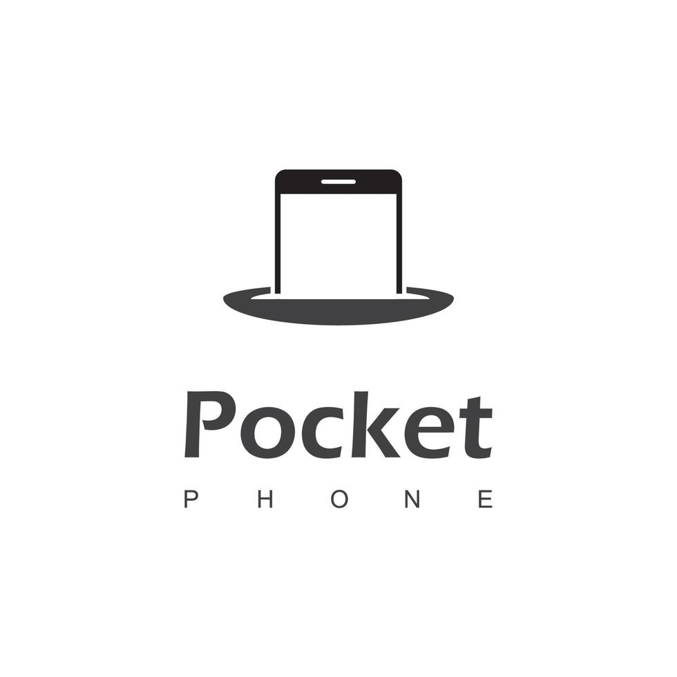 Pocket Gadget, Mobile phone Logo Design Template vector