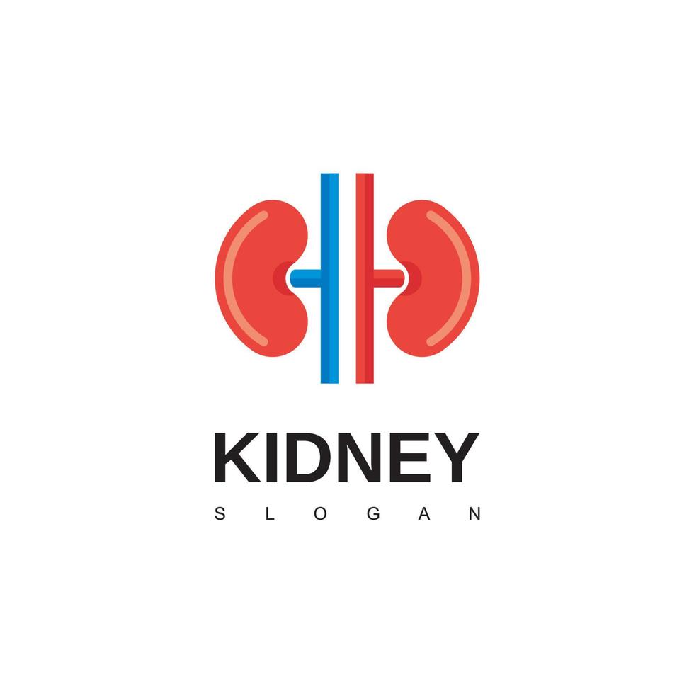 Kidney Care Logo Template vector