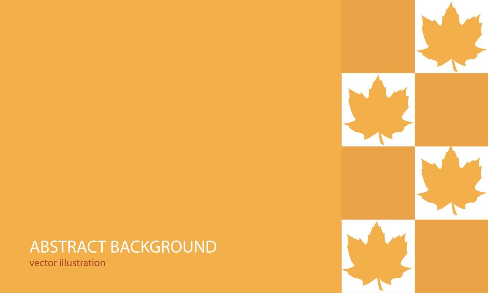 Creative fall banner design with leaves. Autumn background. Bright colo. place for text. vector. vector