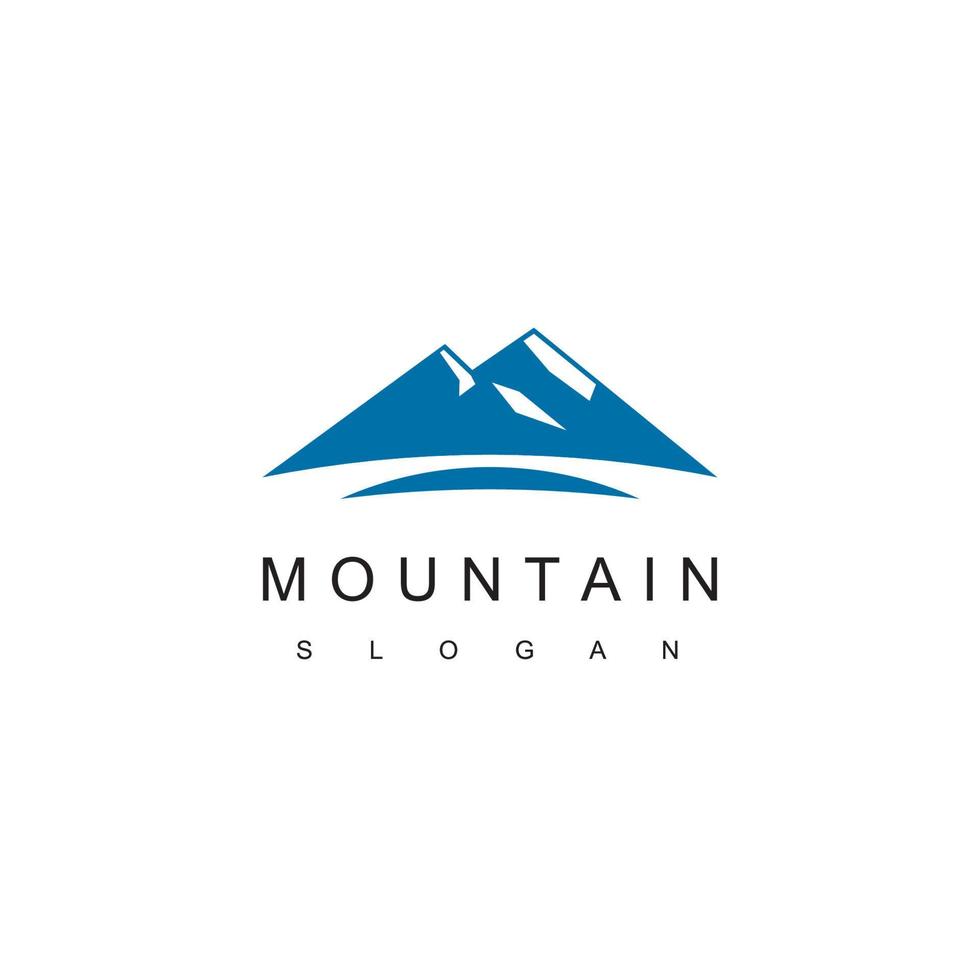 plantilla de diseño de logotipo de montaña vector