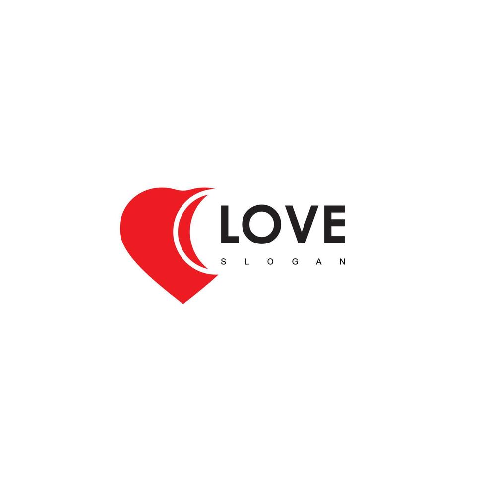 Love Logo Design Template vector