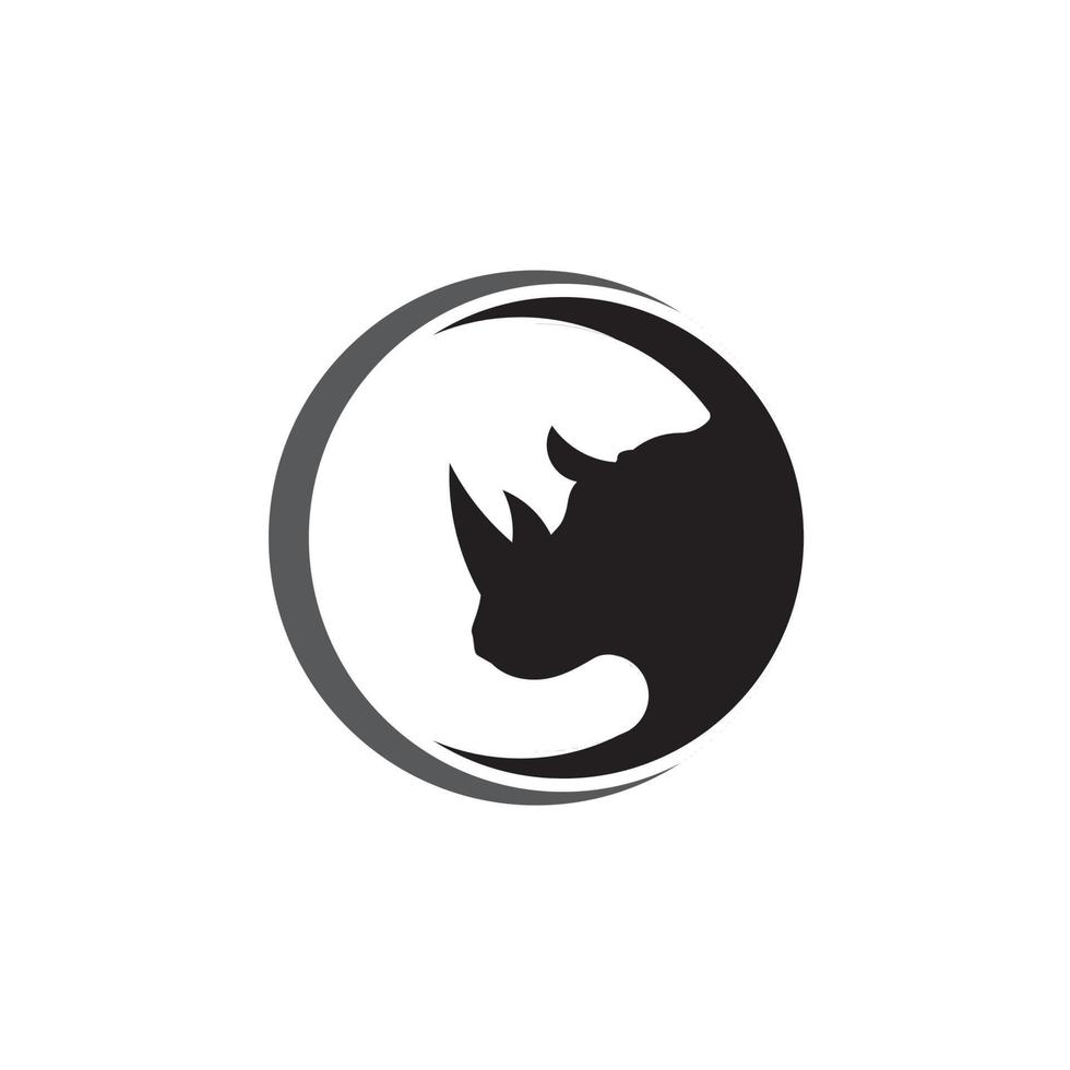 Rhino Logo Template vector