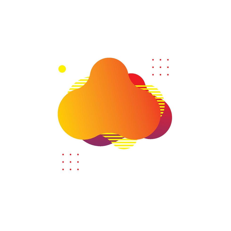 Abstract Modern Graphic Element, Liquid Background Design Vector