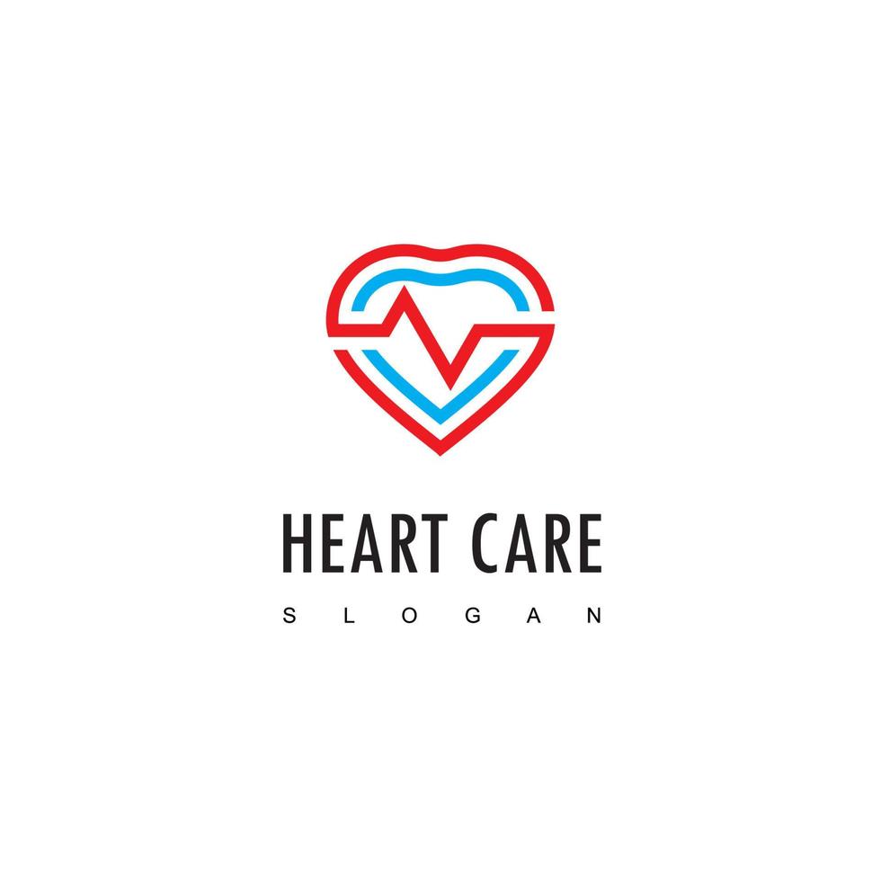 cuidado del hogar, logotipo del hospital vector