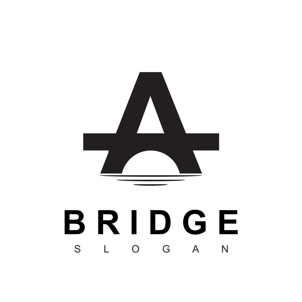 Bridge Logo Design Template vector