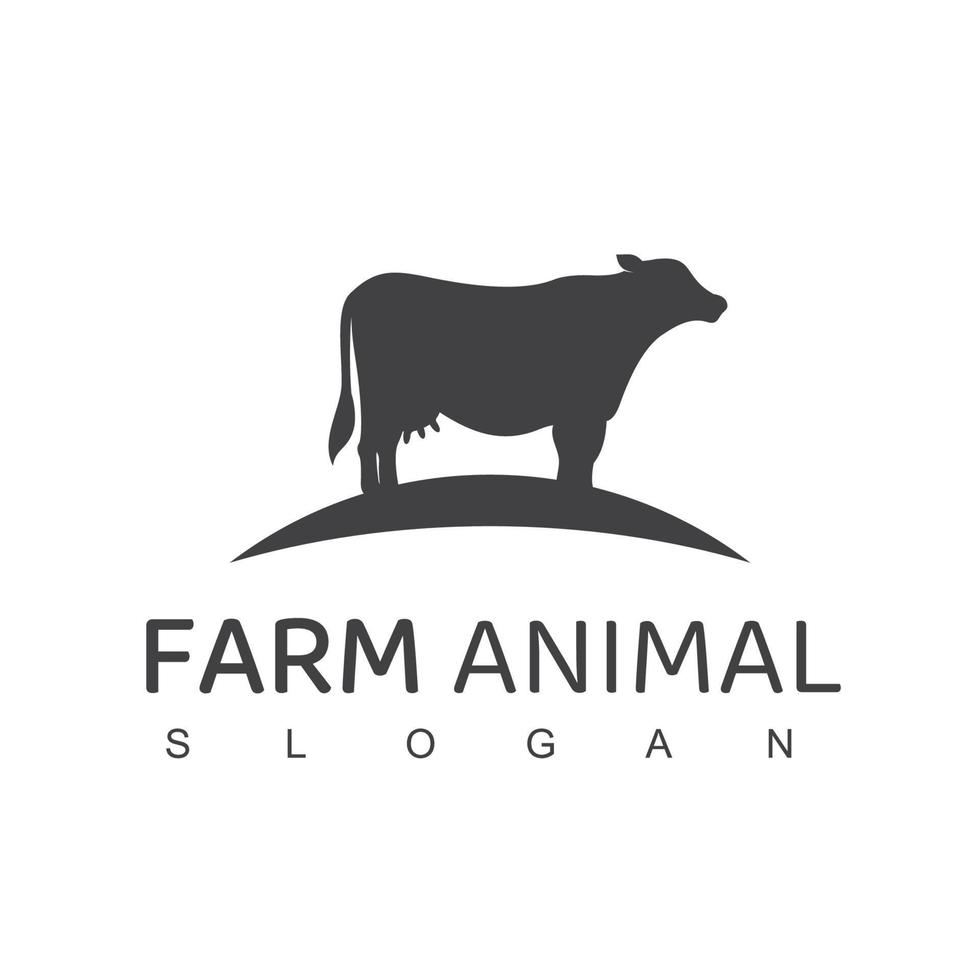 Farm, Animal Logo Design Template vector