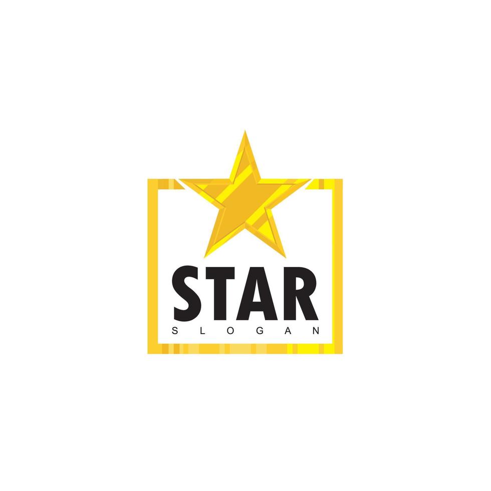 plantilla de logotipo estrella vector