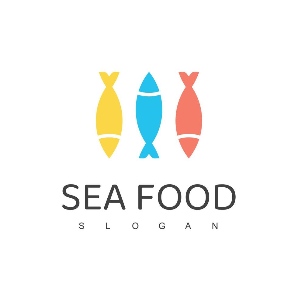 Seafood Logo Template vector