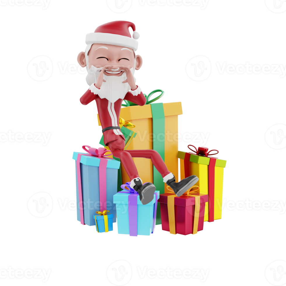 3D christmas illustration png