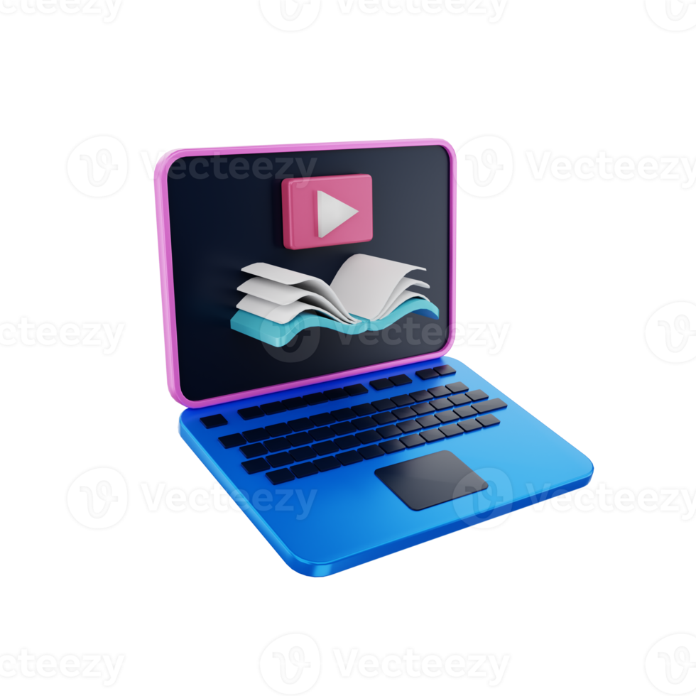 3d education icon illustration png