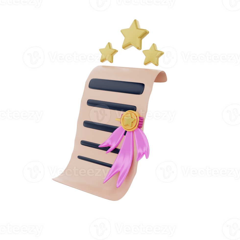 3d education icon illustration png
