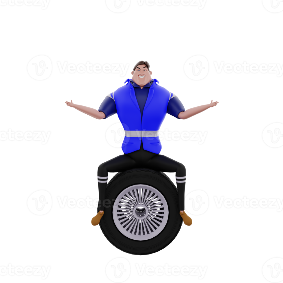 3d  mechanical characters illustration png