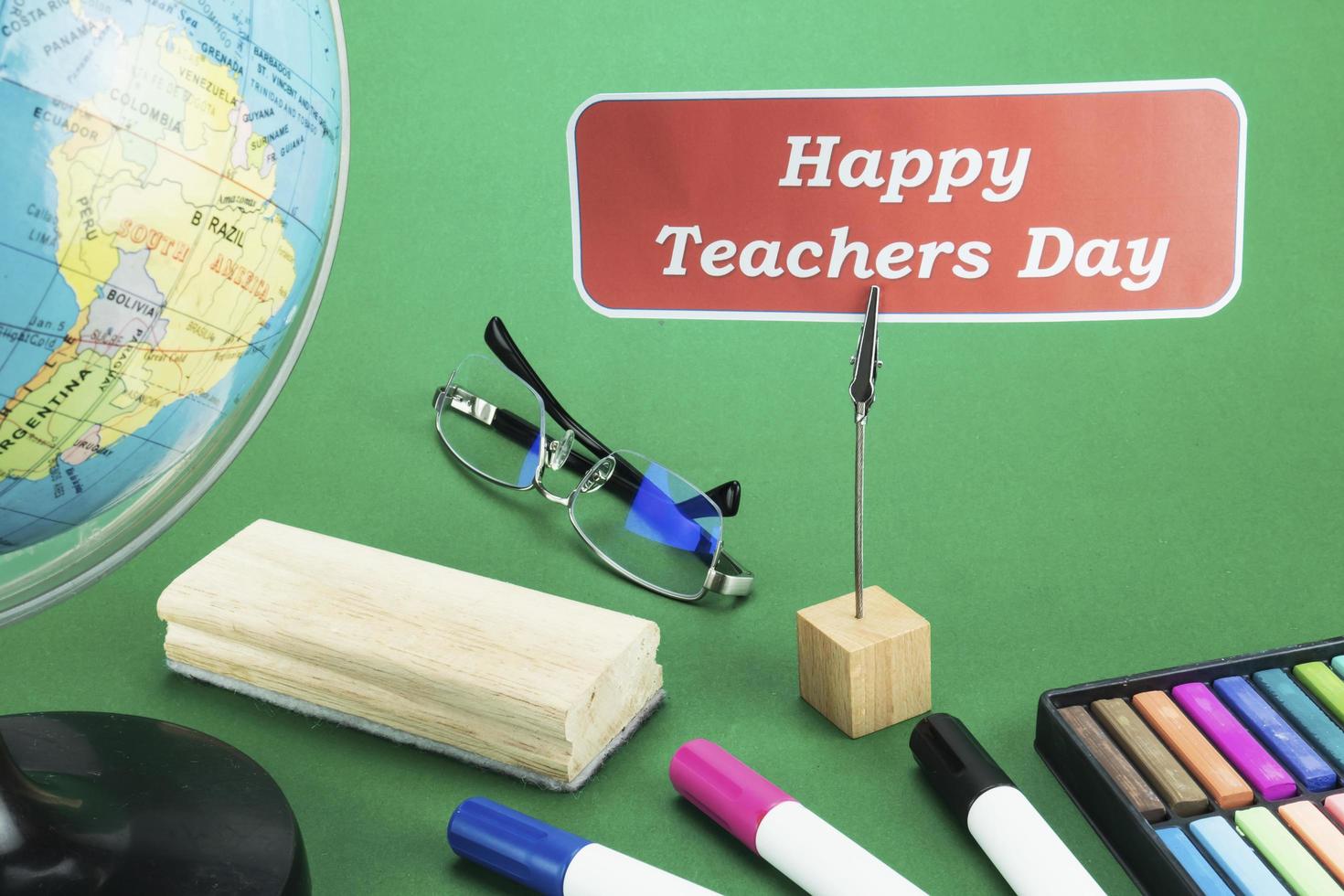 World Teachers' Day background - 5 October Unesco World Teachers's Day celebration concept photo